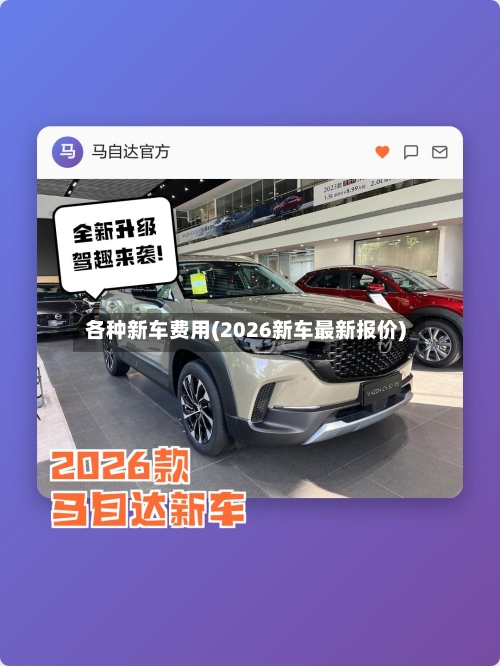 各种新车费用(2026新车最新报价)-第2张图片