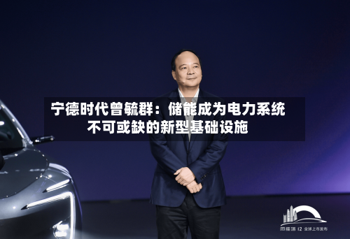 宁德时代曾毓群：储能成为电力系统不可或缺的新型基础设施-第2张图片
