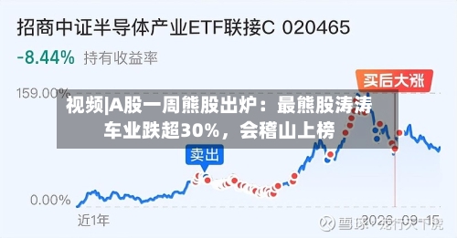 视频|A股一周熊股出炉：最熊股涛涛车业跌超30%	，会稽山上榜-第3张图片