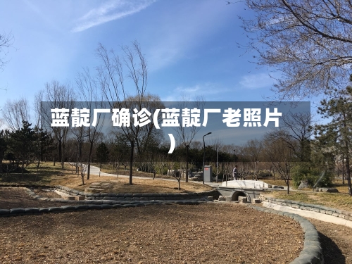 蓝靛厂确诊(蓝靛厂老照片)-第2张图片