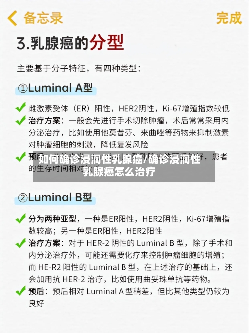 如何确诊浸润性乳腺癌/确诊浸润性乳腺癌怎么治疗-第2张图片