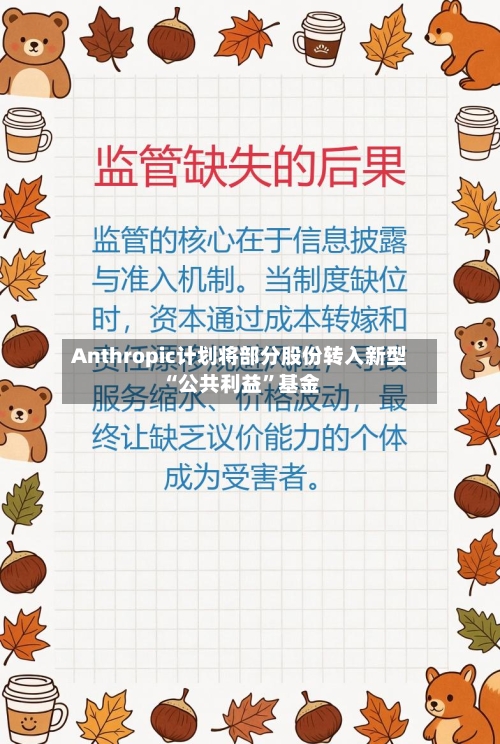 Anthropic计划将部分股份转入新型“公共利益”基金
