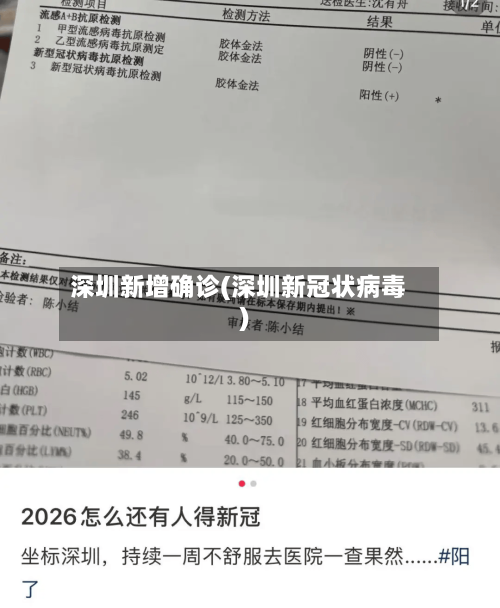 深圳新增确诊(深圳新冠状病毒)-第2张图片
