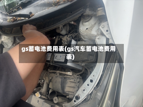 gs蓄电池费用表(gs汽车蓄电池费用表)