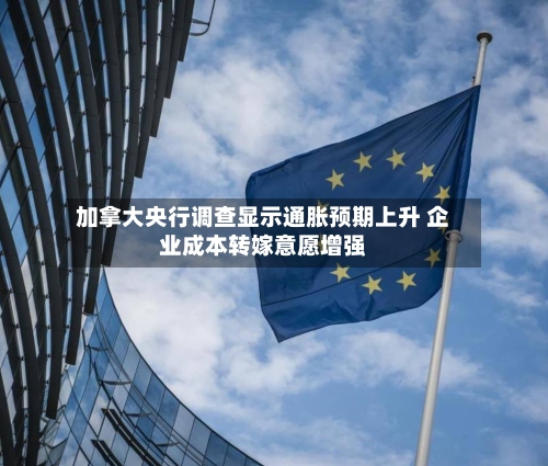 加拿大央行调查显示通胀预期上升 企业成本转嫁意愿增强
