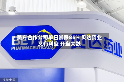 美方合作公司单日暴跌85% 贝达药业又有利空 开盘大跌