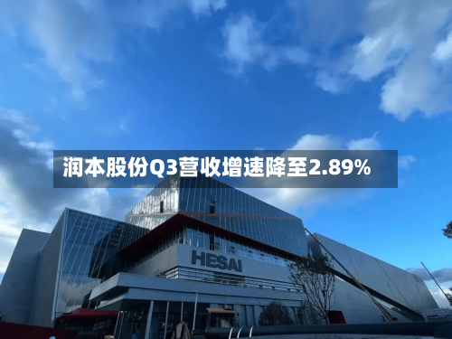 润本股份Q3营收增速降至2.89%-第2张图片
