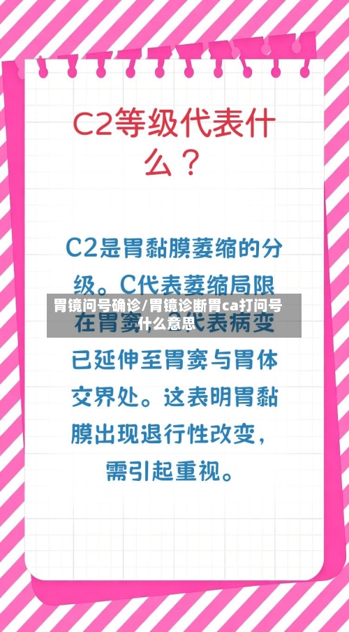 胃镜问号确诊/胃镜诊断胃ca打问号什么意思