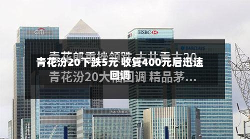 青花汾20下跌5元 收复400元后迅速回调-第2张图片