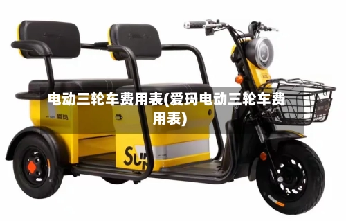 电动三轮车费用表(爱玛电动三轮车费用表)-第3张图片
