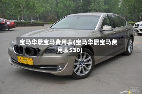 宝马华晨宝马费用表(宝马华晨宝马费用表530)-第3张图片