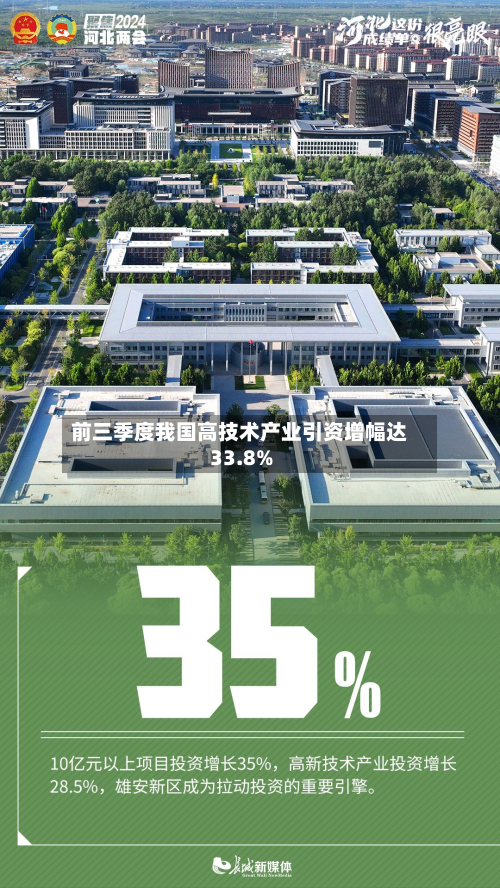前三季度我国高技术产业引资增幅达33.8%