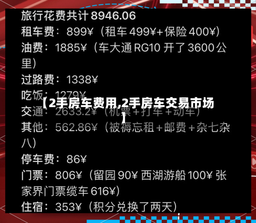 【2手房车费用,2手房车交易市场】