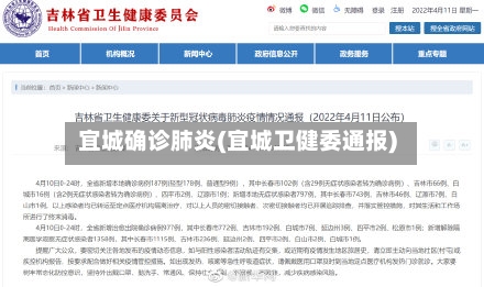 宜城确诊肺炎(宜城卫健委通报)-第3张图片