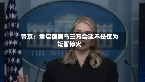 普京:重启俄美乌三方会谈不是仅为短暂停火-第2张图片