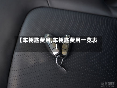 【车钥匙费用,车钥匙费用一览表】-第2张图片
