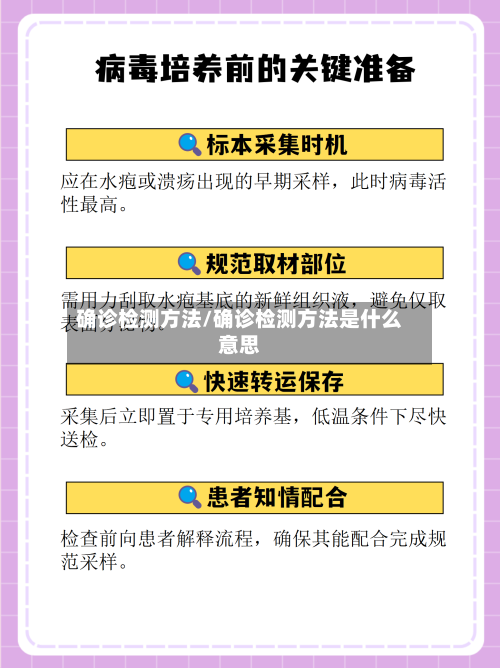 确诊检测方法/确诊检测方法是什么意思-第2张图片