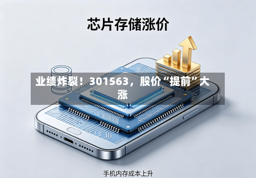 业绩炸裂!301563,股价“提前”大涨