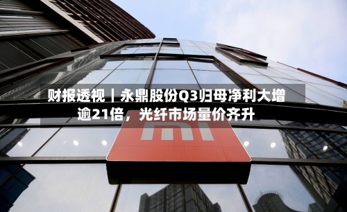 财报透视|永鼎股份Q3归母净利大增逾21倍,光纤市场量价齐升