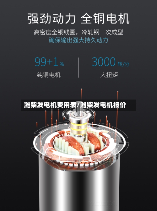 潍柴发电机费用表/潍柴发电机报价