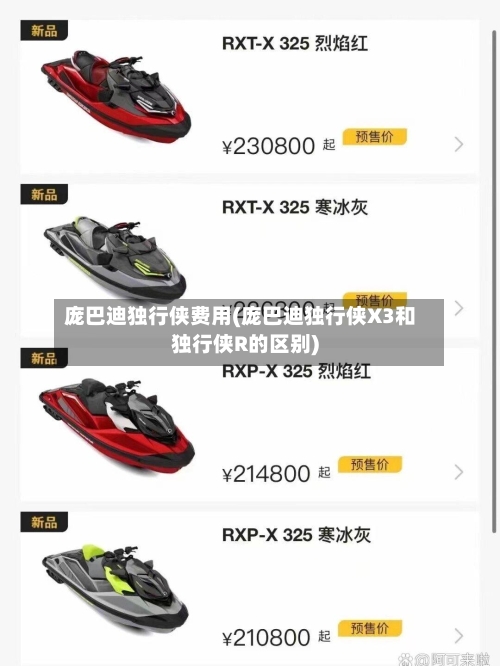 庞巴迪独行侠费用(庞巴迪独行侠X3和独行侠R的区别)-第2张图片