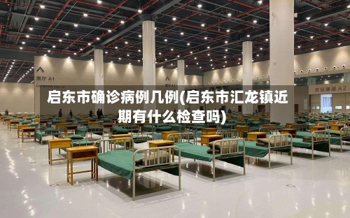 启东市确诊病例几例(启东市汇龙镇近期有什么检查吗)-第2张图片