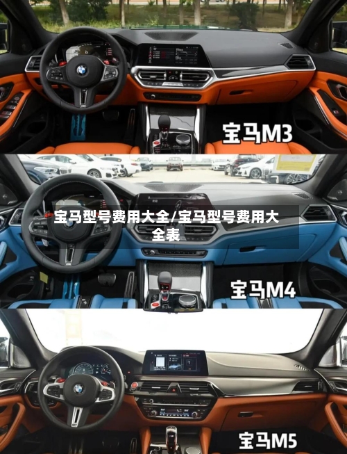 宝马型号费用大全/宝马型号费用大全表