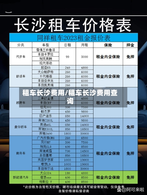 租车长沙费用/租车长沙费用查询-第2张图片