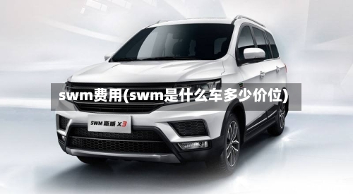 swm费用(swm是什么车多少价位)-第3张图片