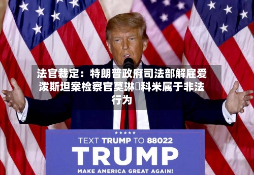 法官裁定:特朗普政府司法部解雇爱泼斯坦案检察官莫琳・科米属于非法行为-第2张图片