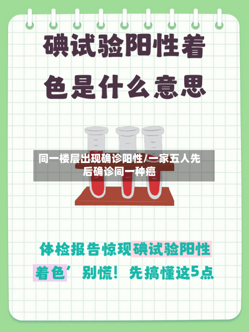 同一楼层出现确诊阳性/一家五人先后确诊同一种癌