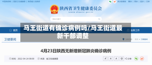 马王街道有确诊病例吗/马王街道最新干部调整-第3张图片