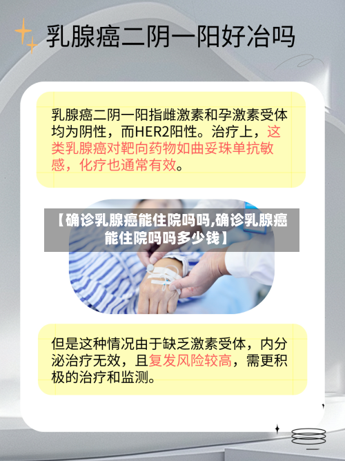 【确诊乳腺癌能住院吗吗,确诊乳腺癌能住院吗吗多少钱】