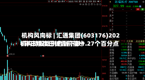 机构风向标 | 汇通集团(603176)2026年三季度已披露前前十机构持股比例合计下跌1.27个百分点-第2张图片
