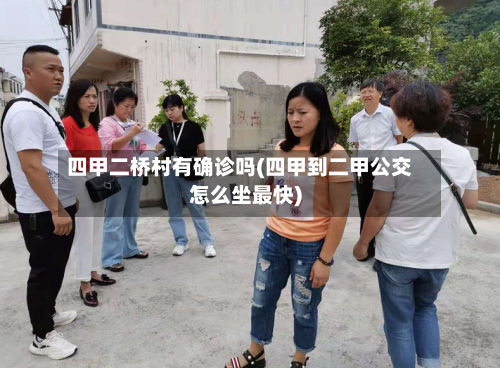 四甲二桥村有确诊吗(四甲到二甲公交怎么坐最快)-第2张图片