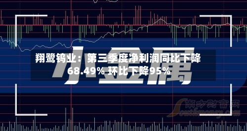 翔鹭钨业:第三季度净利润同比下降68.49% 环比下降95%-第2张图片