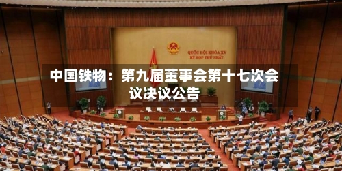 中国铁物：第九届董事会第十七次会议决议公告