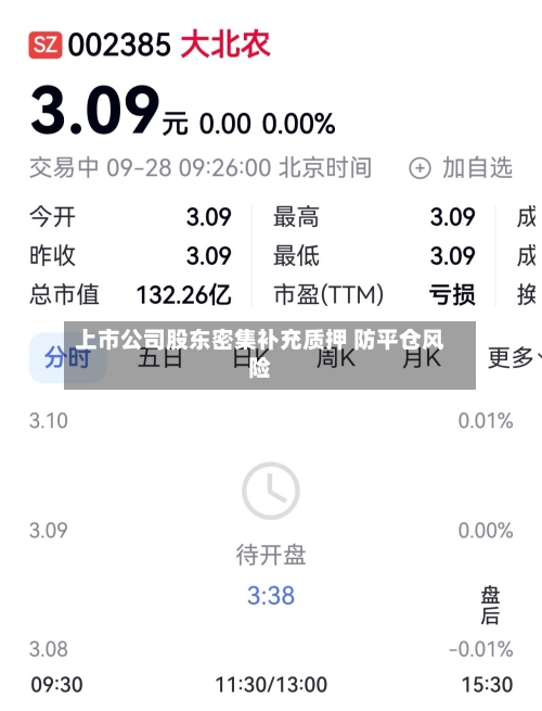 上市公司股东密集补充质押 防平仓风险-第3张图片