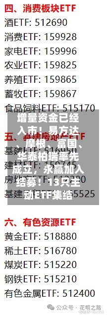 增量资金已经入市！易方达	、摩根、富国、华泰柏瑞率先成立，永赢加入结募！13只主动ETF集结-第2张图片
