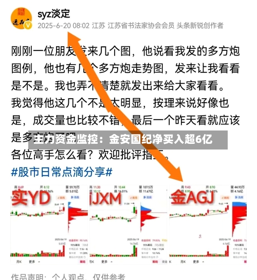 主力资金监控：金安国纪净买入超6亿-第2张图片