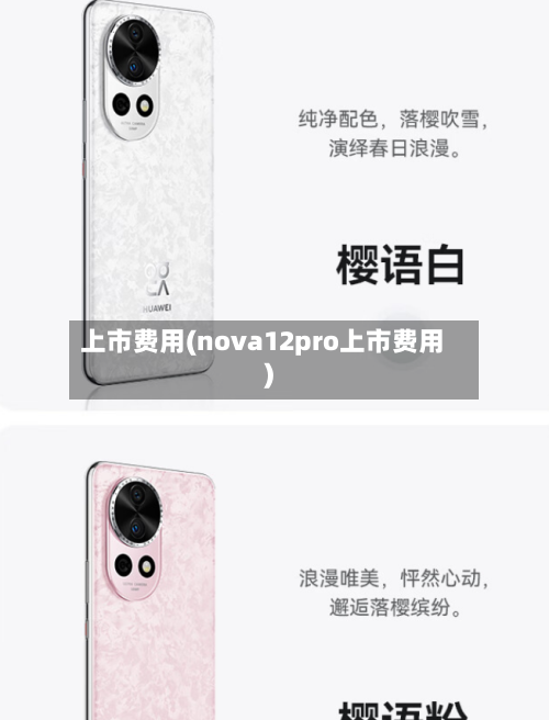 上市费用(nova12pro上市费用)-第3张图片