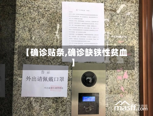 【确诊贴条,确诊缺铁性贫血】-第2张图片