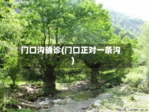 门口沟确诊(门口正对一条沟)