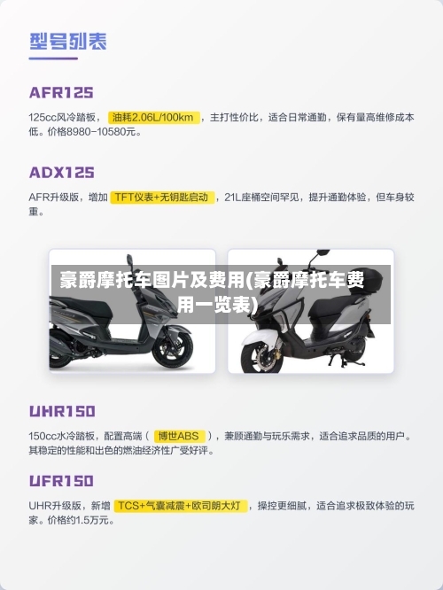 豪爵摩托车图片及费用(豪爵摩托车费用一览表)-第2张图片