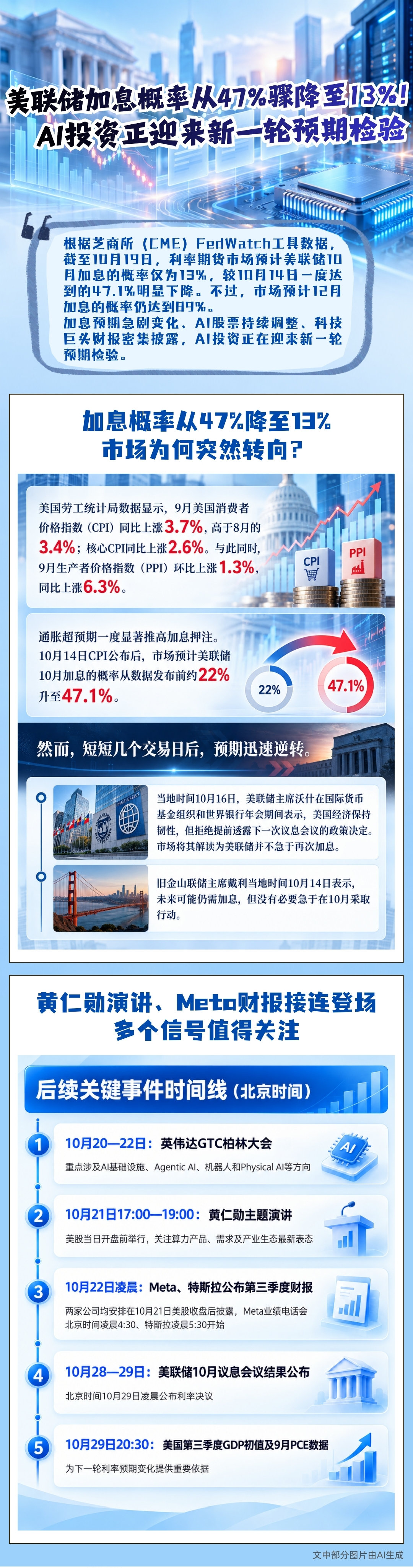 【每天热点】美联储加息概率从47%骤降至13%！AI投资正迎来新一轮预期检验